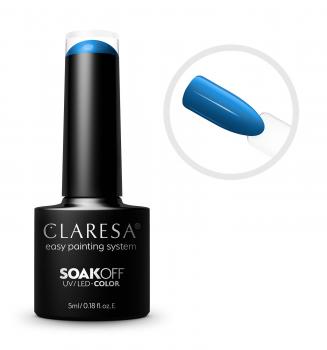 CLARESA SoakOFF UV/LED Gel - Blue 708, 5 ml